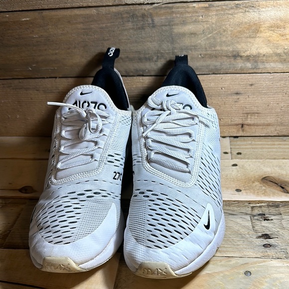 Nike Air Max 270 White Sneakers - Picture 2 of 10